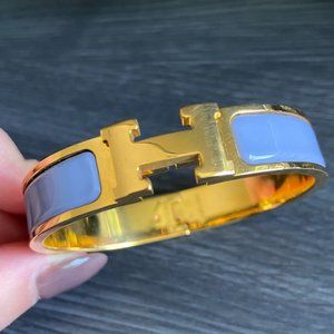 HERMES Gold Clic H bracelet